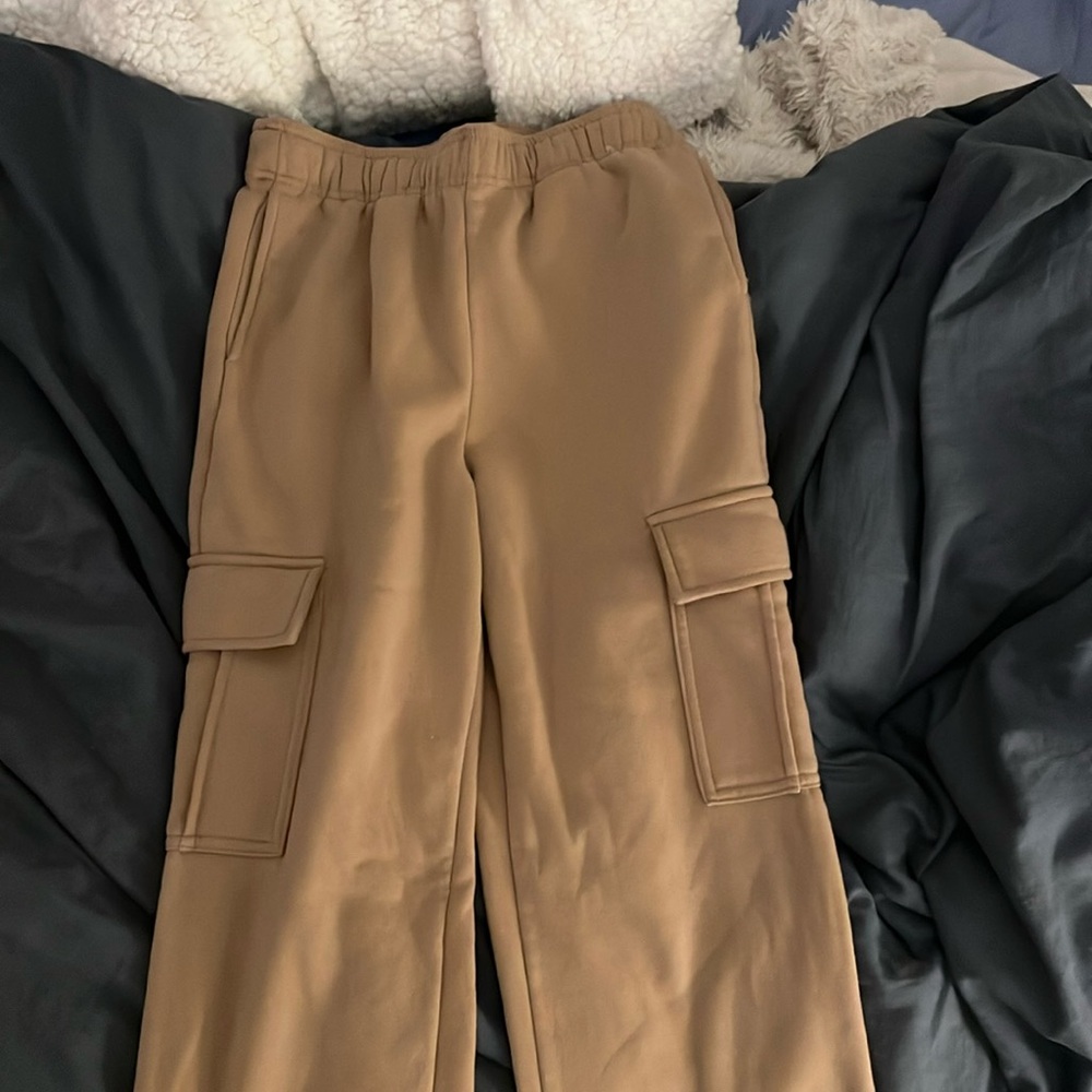 Tan Cargo Sweats